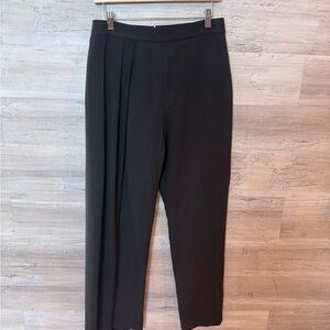 BCBGMAXAZRIA Chiffon Overlay Dress Pants Black Size S NWT